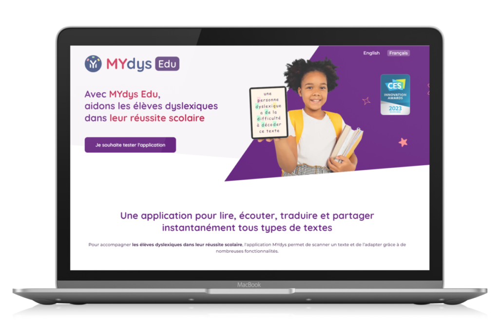 MYdys Edu, une solution numérique dédiée aux établissements scolaires pour  accompagner les enfants dyslexiques et éviter le décrochage scolaire –  FACIL'iti